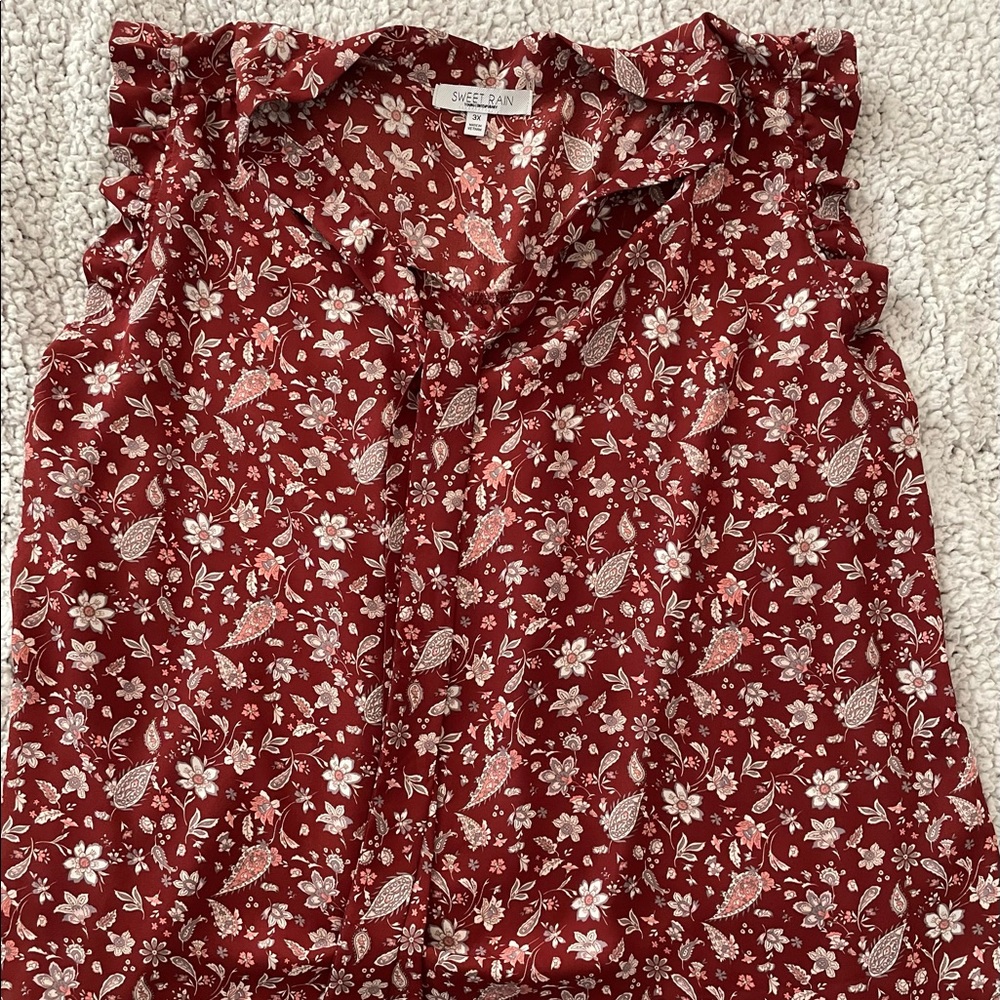 Floral Print Tank Top